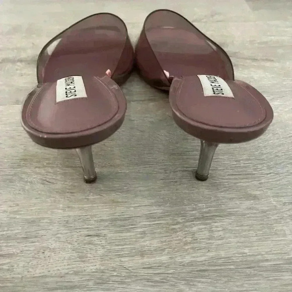 STEVE MADDEN Pance Clear PVC Purple 8 - Picture 9 of 10